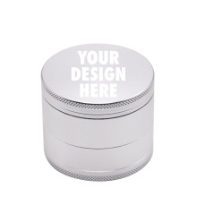 4 piece herb grinder crusher available with 2.1"" 2.2"" 2.5""" Aluminum Alloy 63mm weed grinder custom logo smoking accessories